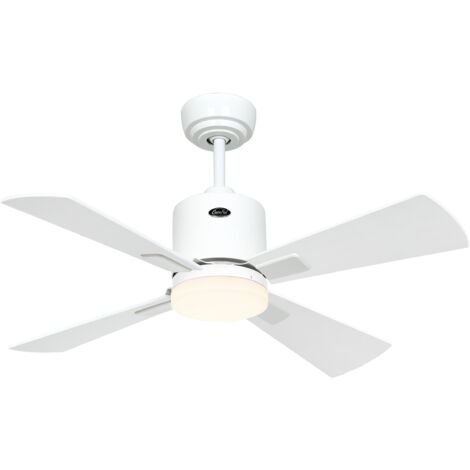 Ventilador de techo ECO NEO III 92 blanco - blanco/gris claro WiFi con luz (1/2)