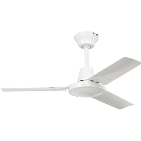 Casafan – Ventilateur de plafond 92 cm – 3 pales blanches en métal – Puissance 19-70W – Vitesse jusqu'à 265 tr/min – Pour pièces jusqu'à 12 m² (1/3)