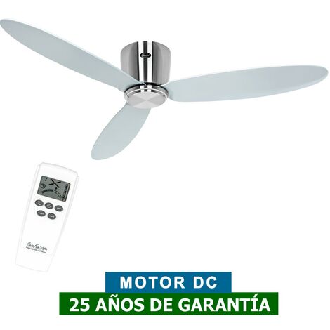Ventilateur de plafond CasaFan 313280 ECO PLANO II 132cm gris / chrome brossé