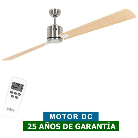 Ventilateur de plafond CasaFan 942424 ECO NEO III 180cm érable ou hêtre / chrome brossé (1/5)