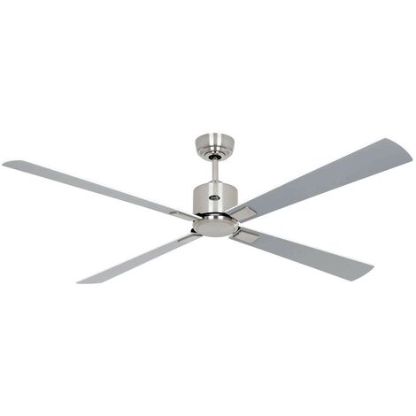 Ventilateur de plafond CasaFan ECO NEO III 152cm 942333 chrome brossé / blanc ou gris (1/5)