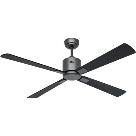 Ventilateur de plafond CasaFan ECO NEO III 132cm 952212 basalte / cerisier ou noyer (1/5)