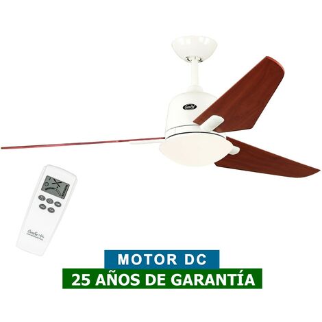 Ventilateur de plafond CasaFan 513300 ECO AVIATOS 132cm Blanc / cerisier