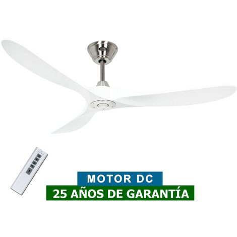 Ventilateur de plafond CasaFan 315224 ECO GENUINO 152cm blanc/chrome brossé (1/5)