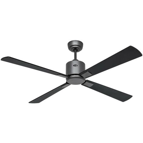 Ventilateur de plafond CasaFan ECO NEO III 132cm 952202 basalte / noir ou teck (1/7)