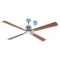 CasaFan ECO NEO III Ventilateur de plafond 152cm avec WiFi 948303W Noir / Noir et Teck