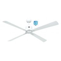 CasaFan ECO NEO III Ventilateur de plafond de 152 cm avec WiFi 943333W Blanc / Blanc et Gris clair