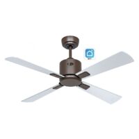 CasaFan 949141W Ventilateur de plafond WiFi ECO NEO III 103cm Bronze/Argent & wenge