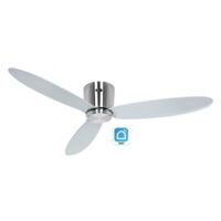 Ventilateur de plafond CasaFan 313280W ECO PLANO II 132cm Argent Wi-Fi