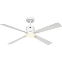 Ventilador de techo ECO CONCEPT 132 blanco - blanco/gris claro WiFi con luz