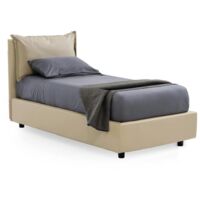 Letto contenitore parzialmente sfoderabile Atla