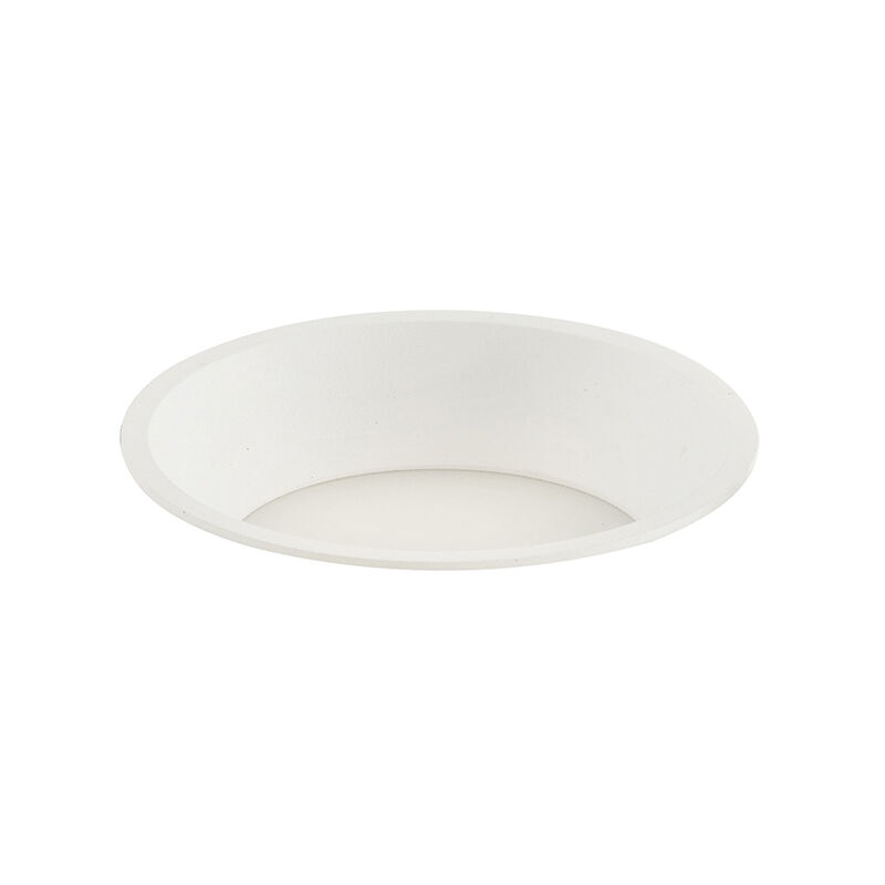 Incasso LED XANTO tondo bianco satinato con luce antiflesso 12W 3000K (luce  calda) 11x4,7 cm.