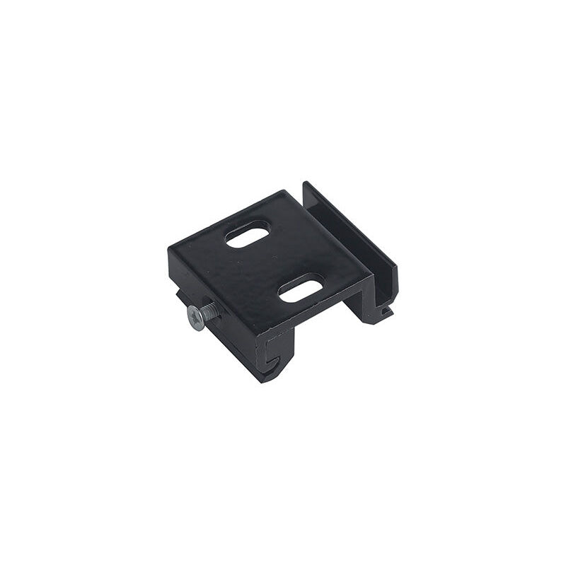 2 Metri Sistema Binario Guida Barra Plastica Elettrificata Per Striscia Faretto Led Per Scaffalatura Sottopensile Colore Nero - 12