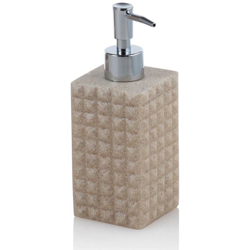 Dispenser da bagno effetto vintage in vetro marrone 400ml - andrea