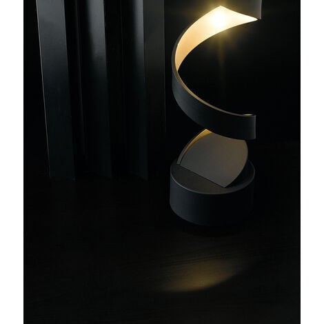 Lampada da esterno senza fili Liberty nero H 35 cm, in alluminio, luce  bianco caldo, LED