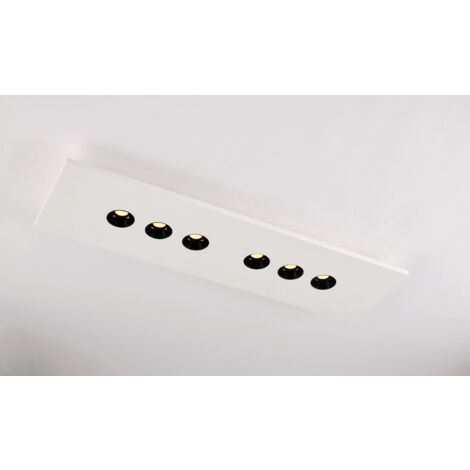 Plafoniera Nera con griglia E27 IP55 a soffitto e parete Prisma CHIP OVALE  25 GRILL