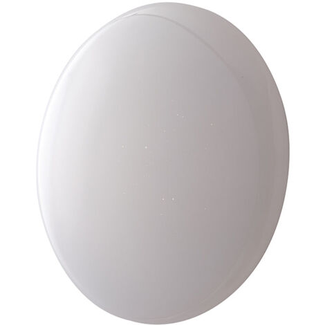 Plafoniera LED MOON rotonda bianca 24W con CCT e telecomando IP44 40 cm. (1/2)