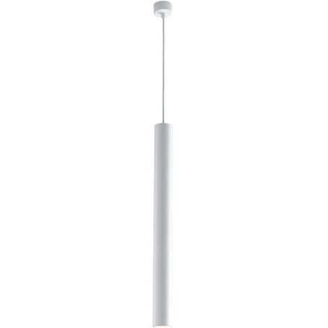 "Sospensione FLUKE cilindrica in metallo bianco 60 cm." (1/4)