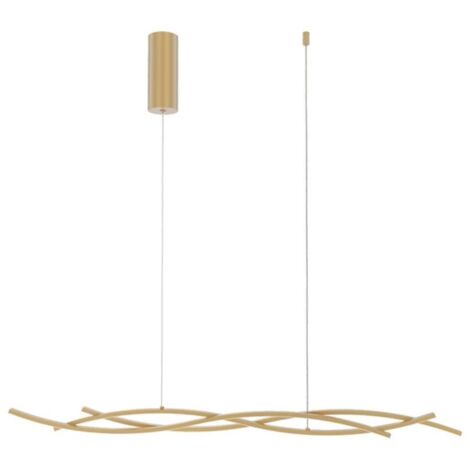 "Sospensione LED KINETIC in alluminio oro 40W con interruttore CCT" (1/2)