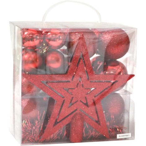 Confezione 31 pz. pendenti natalizi colori assortiti (1/5)