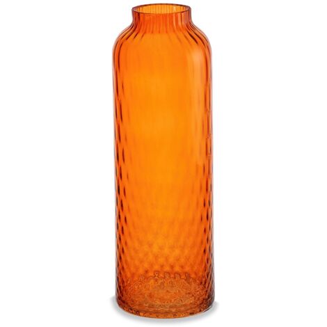 Avalaya Collana Grossa Con Perline Di Vetro Rosso Corallo E Arancione | Lunga 56 Cm Fatta A Mano