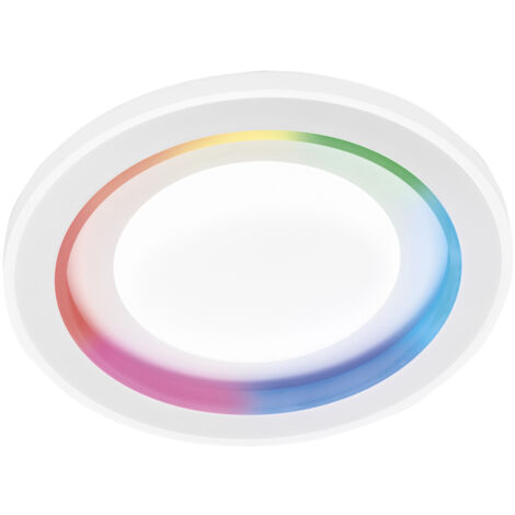 Plafoniera Pannello Effetto Arcobaleno Lampada Da Soggiorno Dimmerabile Led Da Soffitto Led Che Cambia Colore Con Telecomando 1x Led 32 W 1400lm 2700 5000 Kelvin L 45 Cm 83312909