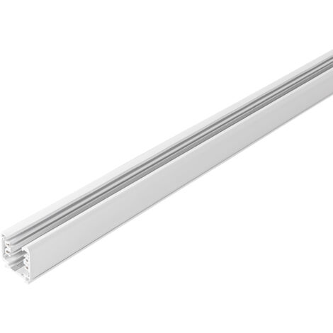 Binario trifase RAIL in alluminio bianco opaco 1 metro (1/2)