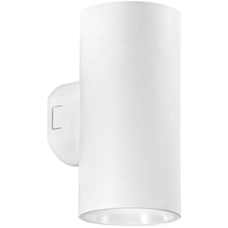 "Applique da esterno LED POLO rotonda bianca 2x8W con luce calda e naturale" (1/2)