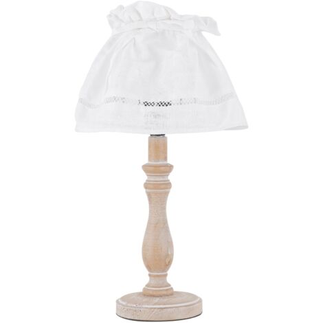 "Base lampada da tavolo LULLABY in legno 26 cm." (1/3)