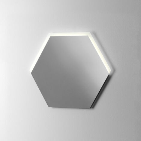 "Specchio con Led in vetro" (1/2)