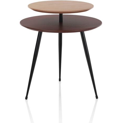 "Tavolino ROVERE-Bin metallo e legno" (1/2)