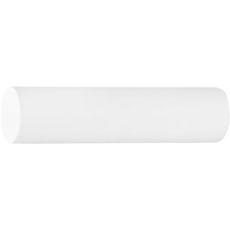 Applique LED ROLLER in gesso bianco verniciabile 7W con luce calda e  naturale