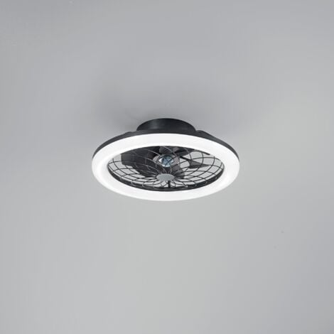 Plafoniera LED GRECALE 80W con ventilatore estate e inverno, CCT dimme