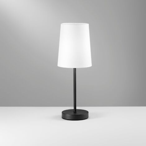 Lampada Da Scrivania-Ufficio Moderna Sally Metallo Nero 1 Luce E27