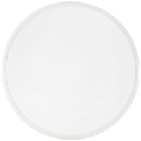 "Plafoniera LED MAYFAIR in alluminio bianco 24W con interruttore CCT 40 cm."