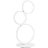 "Lumetto FREDY in alluminio bianco e silicone 15W con funzione CCT 42.7 cm."