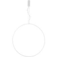 "Sospensione LED TOORX in alluminio bianco 50W con funzione CCT 100 cm."
