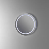 "Specchio con Led in vetro e abs"