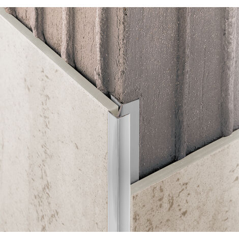Profilé de finition sol et mur 12x2500 – Finition flèche pour protection arête – Pour pose facile en intérieur – Lot de 12 unités – Emac - Natural-11