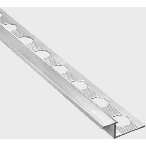 Profilé de finition aluminium 10 mm x 2500 mm – Pour joints entre pavements – Finition naturelle élégante – Usage intérieur – Emac - Natural-11