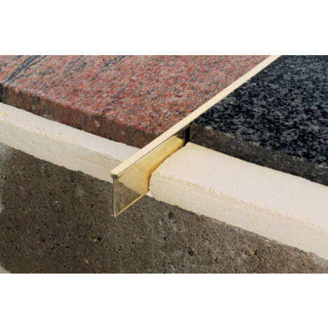 Profilé de finition sol et mur 10x2500mm – Aluminium naturel – Pour joints de pavements – Pose facile avec colle – Emac - Natural-15