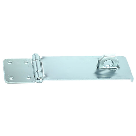 A Perry No.HS617 Safety Hasp and Staple 75mm Zinc Plated