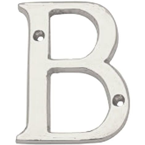 Carlisle Brass Door Letter Face Fix 'B' Satin Chrome