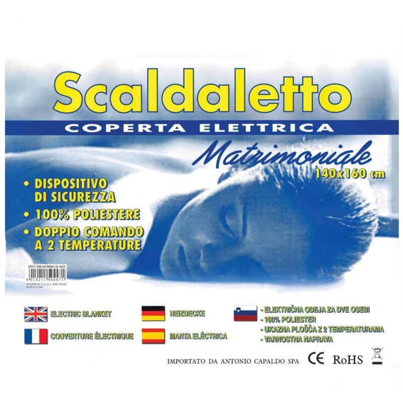 MESKO - Scaldaletto Coperta Termica Elettrica Singola Ms 7419 Con - Foto 8