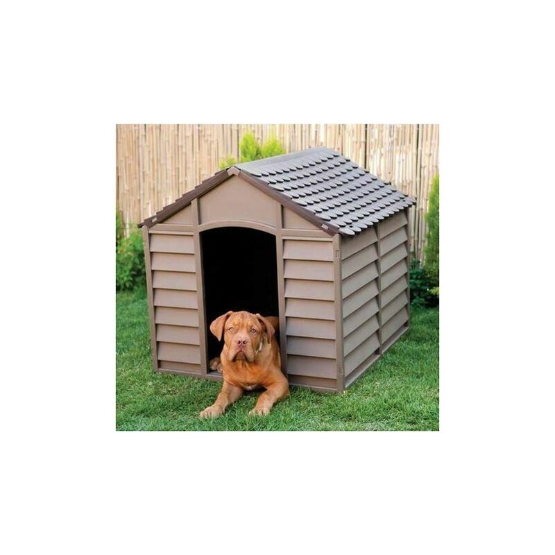 Cuccia per cane in resina maxi x esterno cani taglia media grande 86x84,5x82 h c