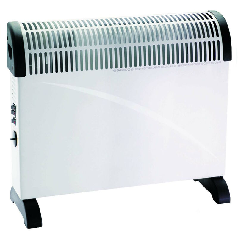 Termoconvettore a pavimento 2000w + turbo art dl01 spegnimento ribaltamento