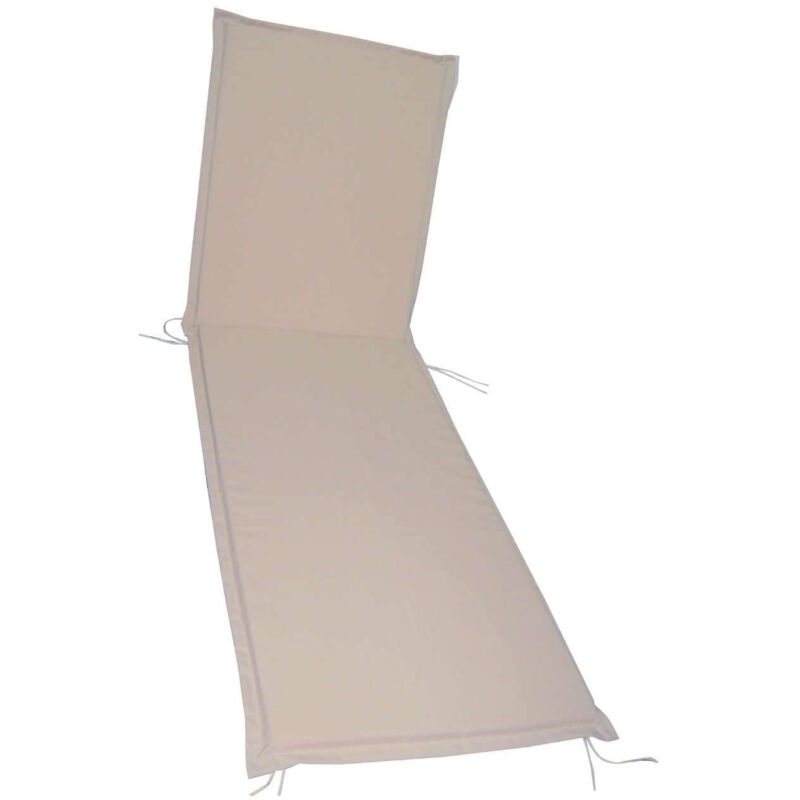 Cuscino Lettino Prendisole - Materassino Sdraio Sfoderabile 185x55x4cm Grigio Carbone 86493481 - Foto 7