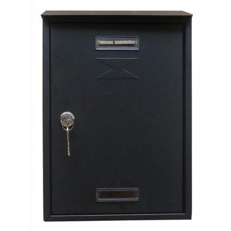 Cassetta Postale Antracite Posta Condominio 22x33x7 Cm (1/3)