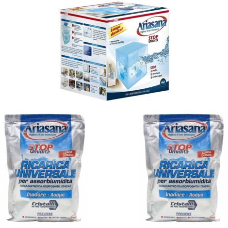 Ariasana Deumidificatore Kit Maxi Classic 900 Gr Assorbi Umidita' Inodore Henkel (1/4)