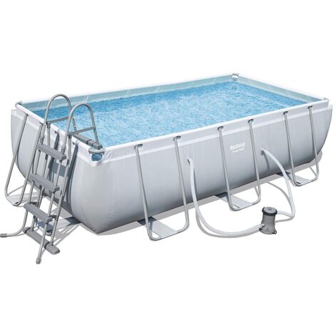 Piscina Fuori Terra Rettangolare BESTWAY Power Steel 56441 - CM.404x201x100h